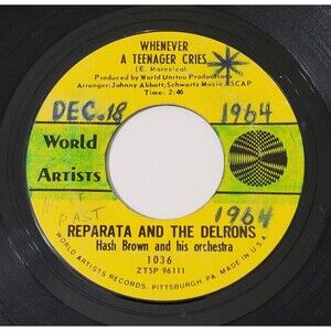 Reparata & The Delrons Whenever A Teenager Cries / He's My Guy 45 RPM VG Doo Wop